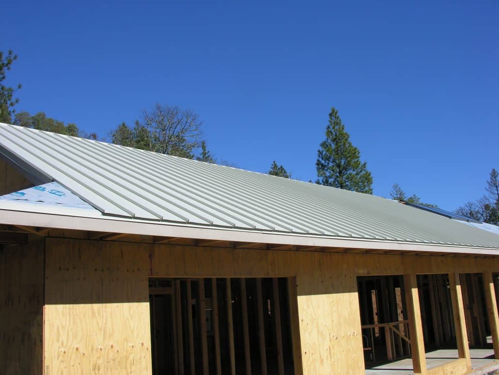city building with fire resistant roofing